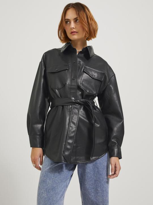 Actual product image JJXX JXLuna Faux Leather Overshirt (S)
