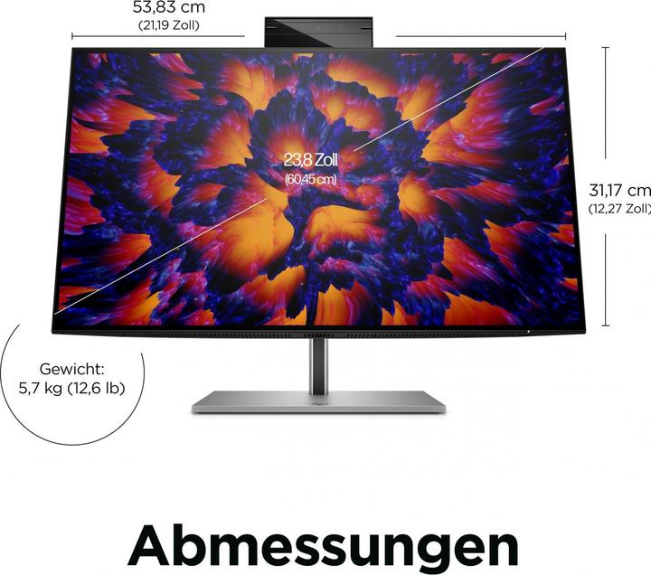 Actual product image HP Z24m G3 (2560 x 1440 pixels, 23.80")