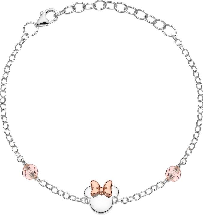 Disney Jewelry Kinderarmband Mickey Mouse (14 cm, 925er Silber)
