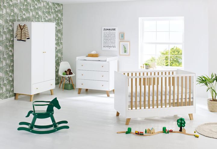 Pinolino Pan breit (Babybett, Wickelkommode, Kinderkleiderschrank)