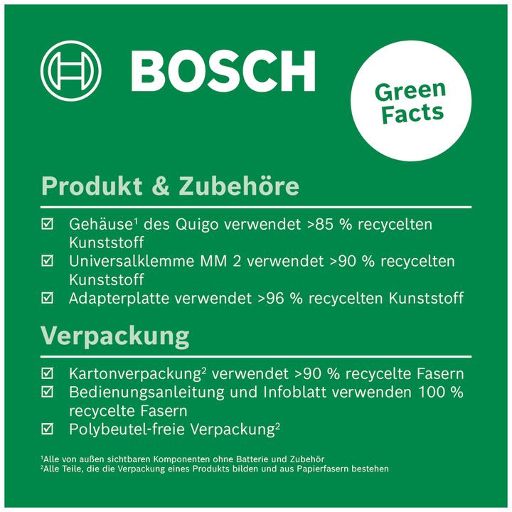 Image du produit Bosch Home & Garden Quigo III UNI + MM2