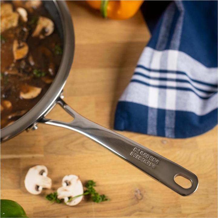Actual product image Kuhn Rikon Easy Pro Sauté-Pfanne (28 cm, Frying pan, Aluminium, Stainless steel)