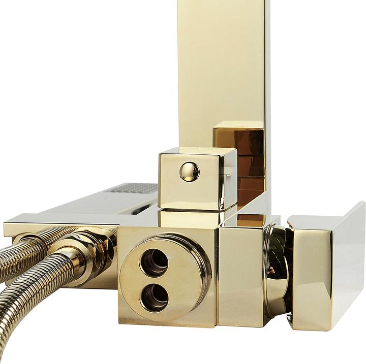Immagine prodotto Beliani Miscelatore da bagno a libera installazione oro lucido 120 cm DELLA