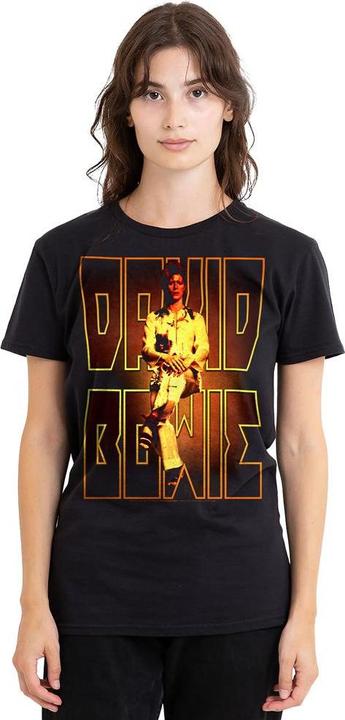 Immagine prodotto David Bowie Perched Maglietta Adulto Unisex (S)