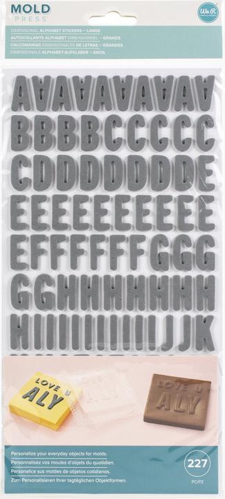 Image du produit We R Memory Keepers 3D-sticker Alphabet grand, Mold Press