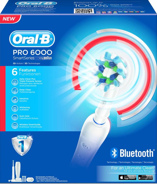 Image du produit Oral-B Pro 6000 SmartSeries (Brosse à dents oscillo-rotative)