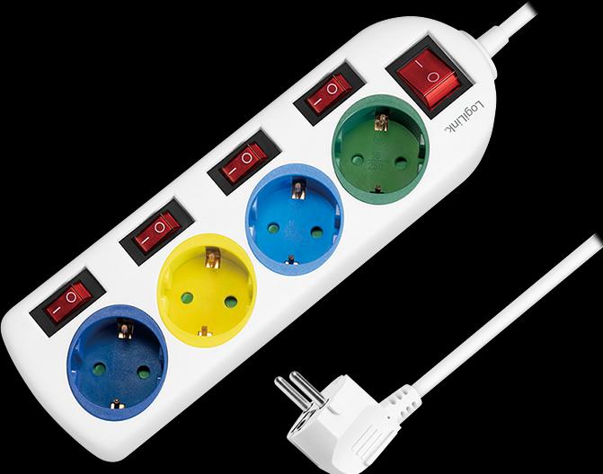 Immagine prodotto LogiLink 4x CEE 7/3 (4 x, CEE 7/3, 1.50 m)