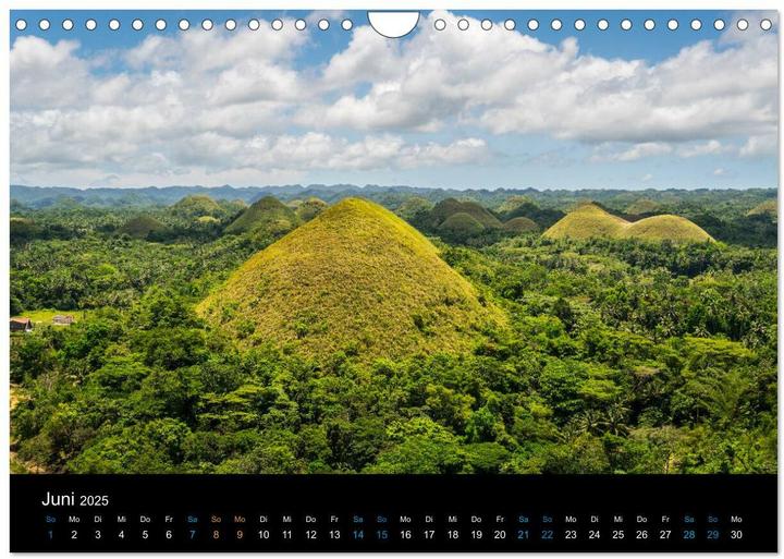 Actual product image Philippinen Foto Wandkalender 2025 (Wandkalender 2025 DIN A4 quer), Monatskalender (A4)