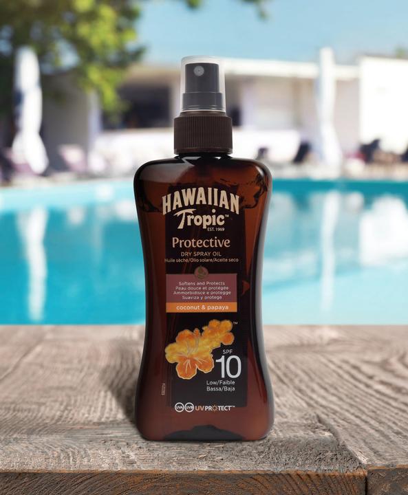 Immagine prodotto Hawaiian Tropic Protezione (Olio abbronzatura, Fino a SPF 10, 200 ml, 216 g)