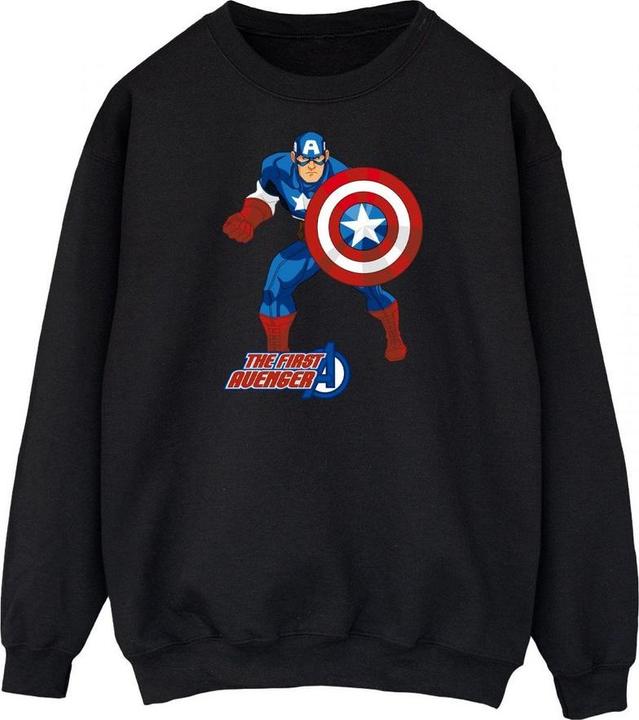 Immagine prodotto Captain America Felpa Unisex Adulto The First Avenger (M)