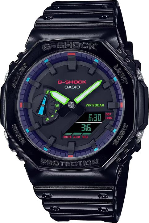 Produktbild Casio GA-2100RGB-1AER (Chronograph, 49 mm)
