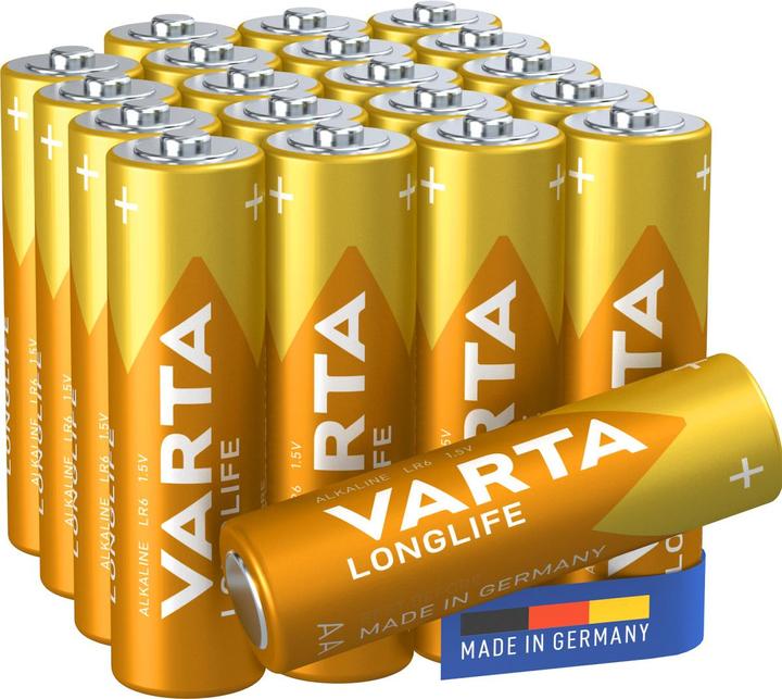 Immagine prodotto Varta Longlife (20 pz., AA, 2800 mAh)