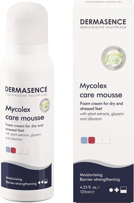 Produktbild Dermasence Mycolex Pflegeschaum Schaum (Fussdeodorant & -puder, 125 ml)