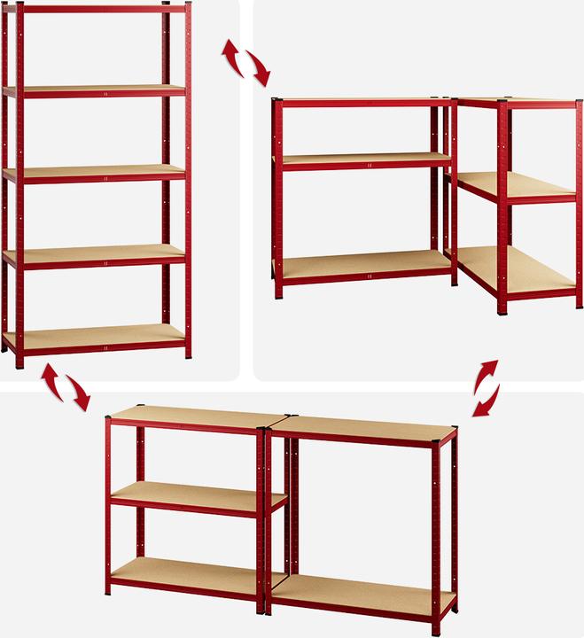 Image du produit Monzana 2x rayonnages pour charges lourdes