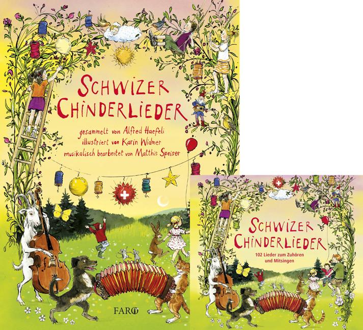 Actual product image Schwizer Chinderlieder (German, Alfred Haefeli, Karin Widmer, Mathis Speiser, 2012)