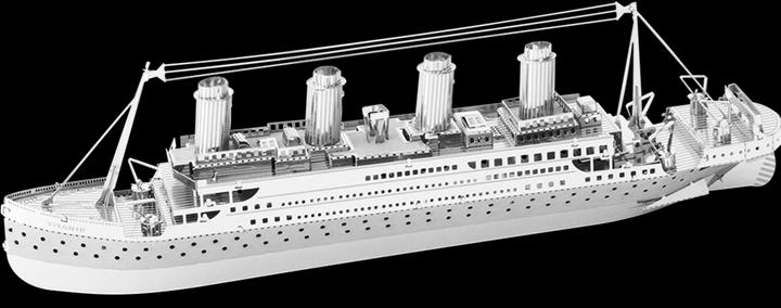 Actual product image Metal Earth Titanic ship silver edition