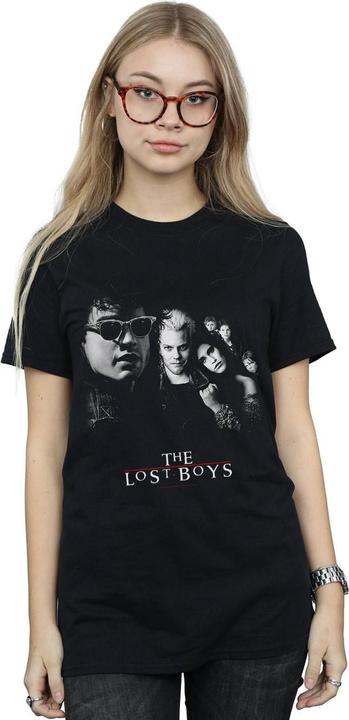 Actual product image The Lost Boys Womens/Ladies Poster Mono Cotton Boyfriend T-Shirt (L)