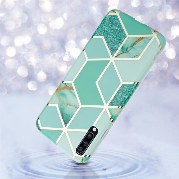 Actual product image Cadorabo IMD TPU Colorful Marble Cover (Samsung Galaxy A70, Samsung Galaxy A70S)