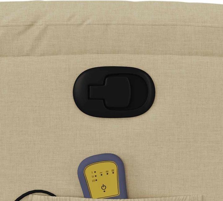 Immagine prodotto VidaXL Sedia da massaggio in tessuto crema