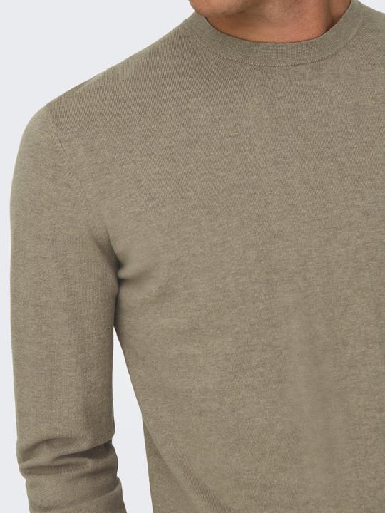 Produktbild Only & Sons Normal geschnitten Rundhalsausschnitt Pullover Strickpullover (L)