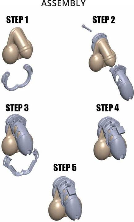 Actual product image The Vice Chastity cage mini