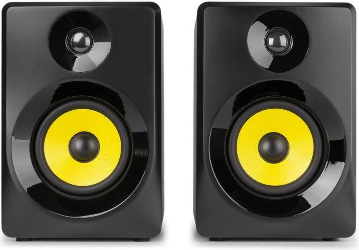Vonyx Studiomonitore SMN40B Paar Schwarz (Aktiv, Paar, 1x 100 W)
