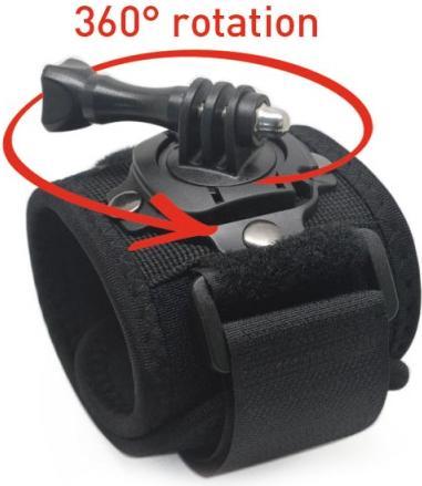 Immagine prodotto Goxtreme Supporto da polso con rotazione a 360° nero
