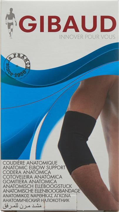 Produktbild Gibaud Ellenbogenbandage anatomisch L 29-32cm schwarz (L)