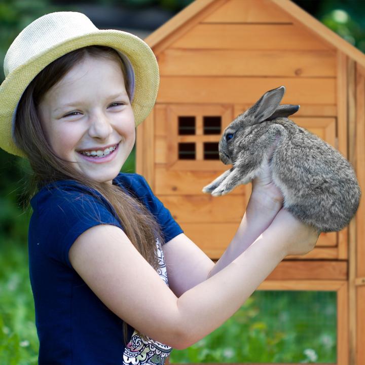 Actual product image Relaxdays Pet House, Wooden