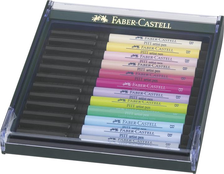 Faber-Castell Pitt Artist Pen Brush (Mehrfarbig, 12 x)