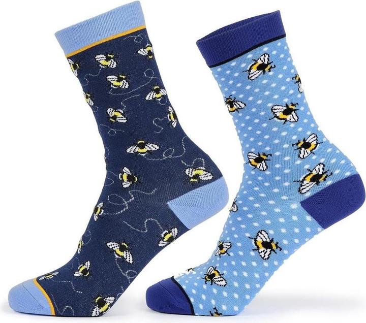 Aubrion Womens/Ladies Bee Bamboo Socks (Pack of 2) (2er Pack, One Size)