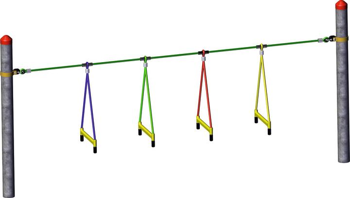 Huck Seiltechnik Corso di corda Huck Haiger, elementi singoli (40 cm)