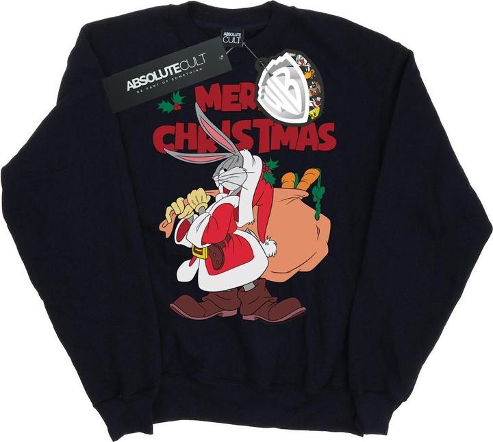 Immagine prodotto Looney Tunes Santa Bugs Bunny Felpa Uomo (XXL)