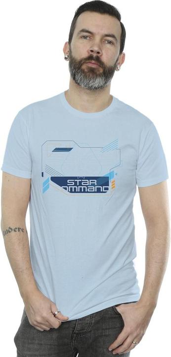 Actual product image Disney Mens Lightyear Star Command Icons T-Shirt (S)