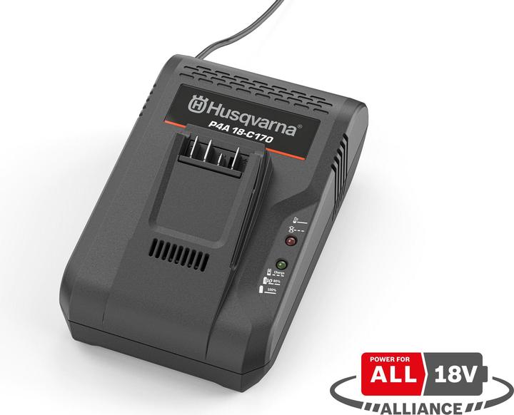 Actual product image Husqvarna ASPIRE BATTERY CHARGER P4A 18-C170 (18 V)