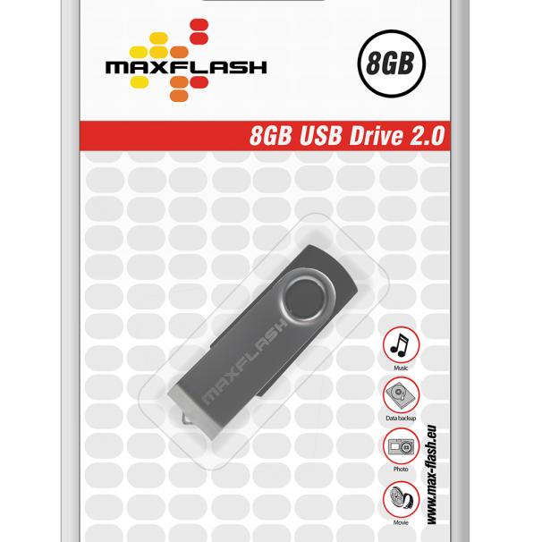 Image du produit MaxFlash Clé USB standard 8GB (8 Go, USB-A, USB 2.0)