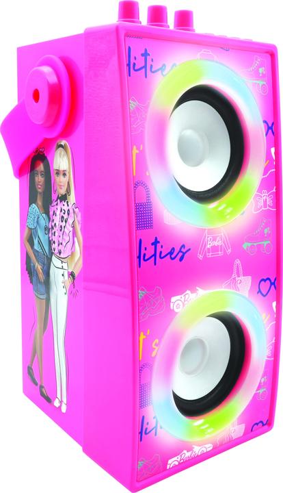 Immagine prodotto Lexibook Altoparlante Bluetooth portatile di Barbie con microfono ed effetti luminosi