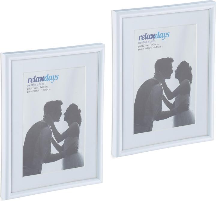 Produktbild Relaxdays 2x Bilderrahmen (15 x 20 cm)