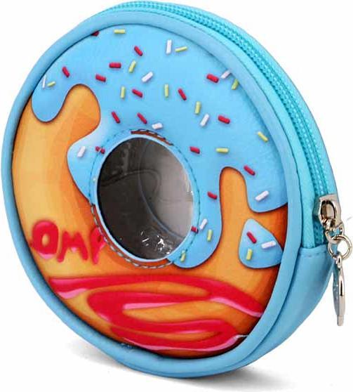 Actual product image Oh My Pop! Round Purse Bluenut