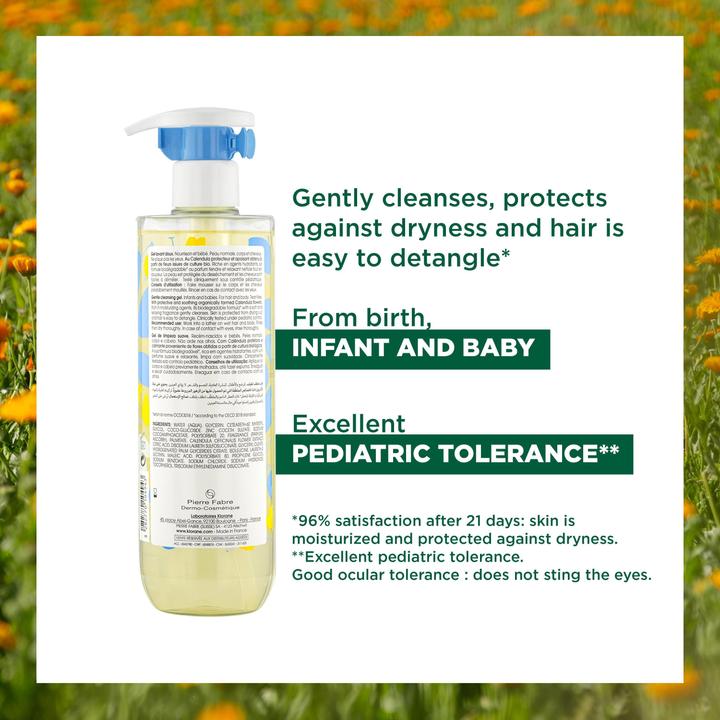 Produktbild Klorane Sanftes Reinigungsgel mit CalendulaHaare und Körper