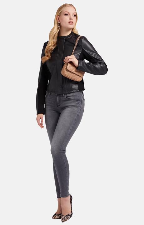 Immagine prodotto Guess Jacke New Fiammetta aus Kunstleder mit Reissverschluss (L)