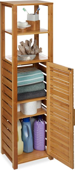 Image du produit Relaxdays Etagère salle de bain 6 étages (33 x 25.5 x 119 cm)