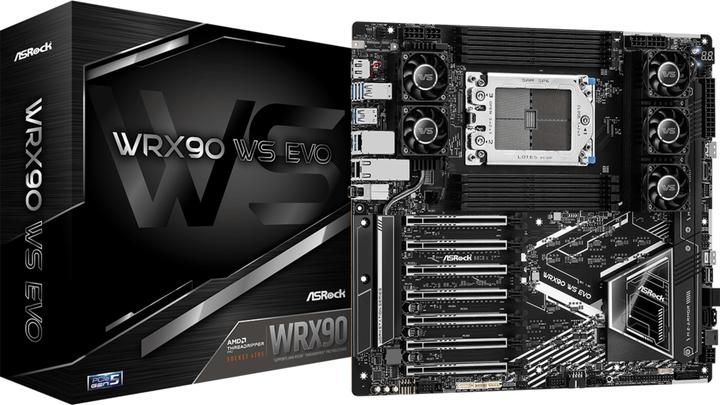 Image du produit AsRock WRX90 WS EVO (sTR5, AMD WRX90, E-ATX)