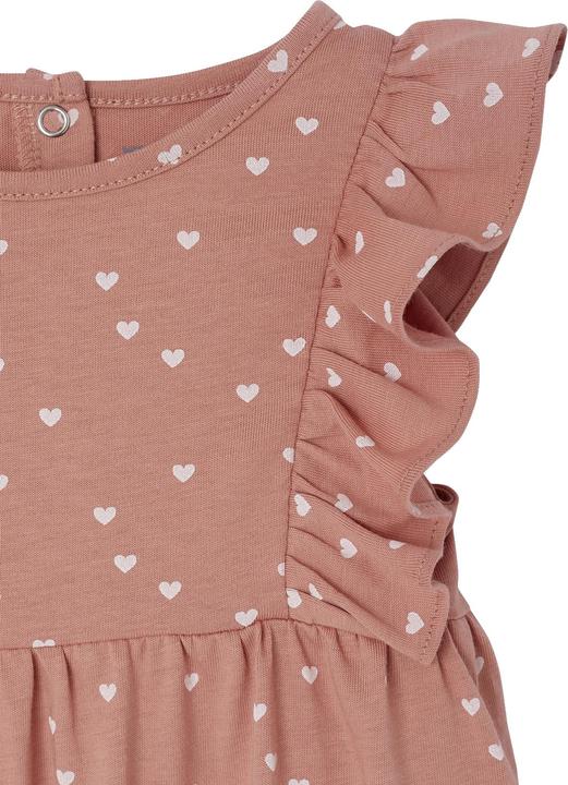 Vertbaudet Bio-Kollektion: Baby Kurzoverall mit Volantärmeln BASIC