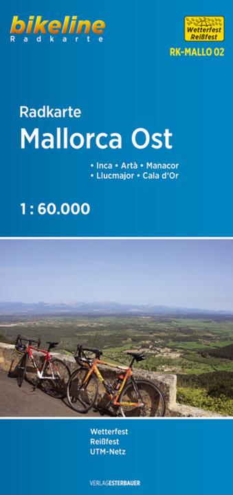Produktbild Bikeline Radkarte Mallorca Ost 60000