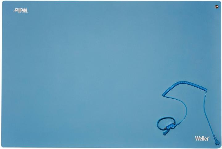 Weller Erem Antistatic ESD premium tabletop soldering mat set with wrist strap and spiral cable (Storage)