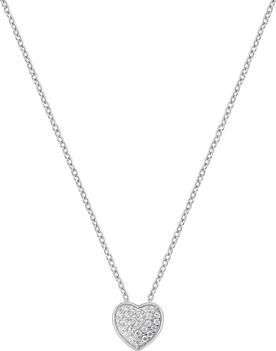 Actual product image Amen Love Heart Necklace (925 silver, 42 cm)