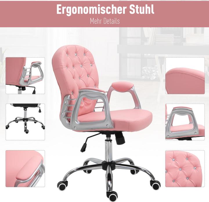 Actual product image Vinsetto Swivel chair in elegant design