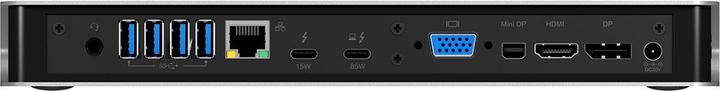 Actual product image Icy Box IB-DK2801-TB3 - Thunderbolt 3 Triple Dock 85W PD (USB-A, Thunderbolt, USB-C, 15 ports)