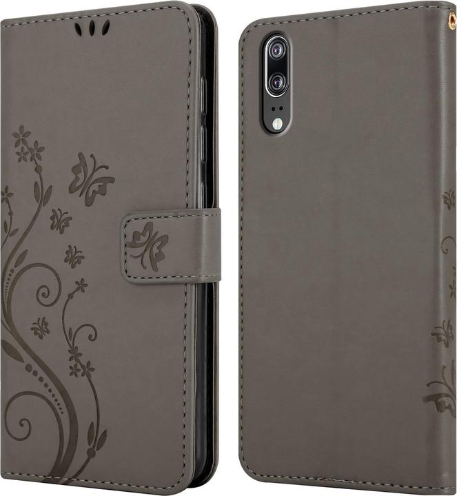 Image du produit Cadorabo Couverture du livre de fleurs (Huawei P20)